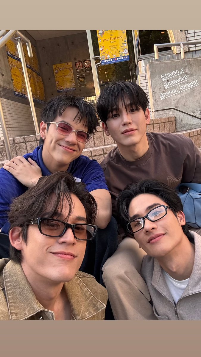[090526] tawan_v &amp; gawincaskeyy IG story

😎💙

NANON THAIFESTIVAL TOKYO
#Thaifestivaltokyo2026xNanon
#mynameisnanon