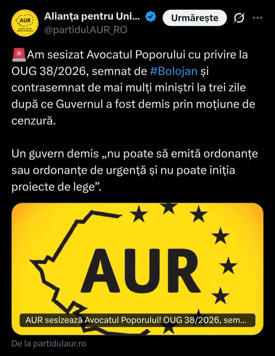 whitepigeon66's tweet photo. 5 ani ne-ați bătut la cap cu gura mare: Naționalizăm Petromul, recuperăm resursele ,statul român să fie stăpân pe industrie și apărare, suveranitate economică, România a românilor!Acum, când apare OUG 38/2026 care face exact ce urlați voi de ani de zile (preluare active strategice în energie, apărare și infrastructură critică), v-ați căcat pe voi de frică și alergați la Avocatul Poporului urlând neconstituțional, dictatură Deci cum rămâne, măi boilor?
Când propuneți voi e patriotism suveranist. Când face altcineva e comunism și dictatură.Sunteți niște ipocriți patetici și niște populiști de carton. Vindeți iluzii suveraniste prostilor care vă cred, dar când se întâmplă ceva real, vă tremură fundul și schimbați macazul în 5 https://t.co/e6N7nDtO6V sunteți suveraniști. Sunteți doar o gașcă de oportuniști fără coloană vertebrală care vând naționalism de carton.
La fel ați făcut cu 300 de parlamentari, urlați ca vreți dar ați votat împotriva cu PSD si PNL.