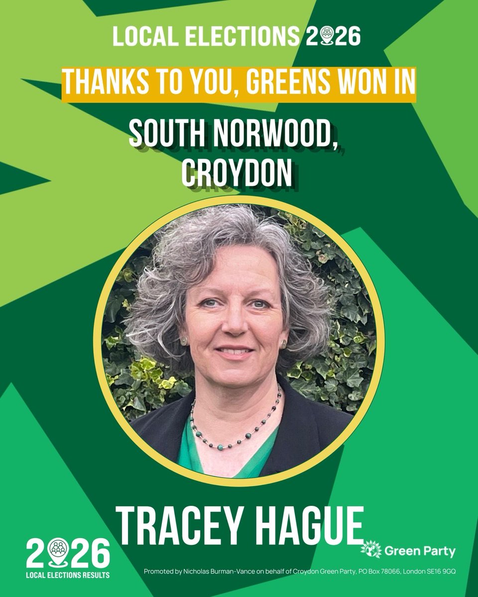 Croydon Green Party tweet media