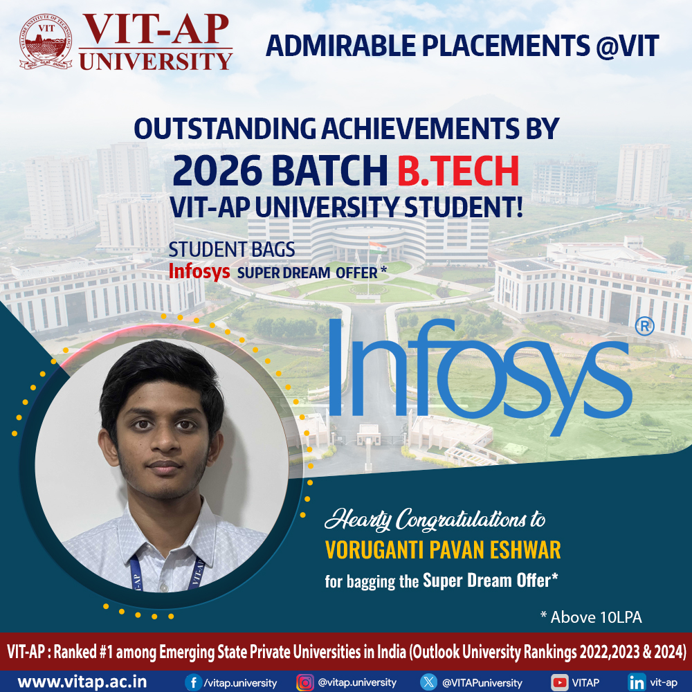 VIT-AP UNIVERSITY tweet media
