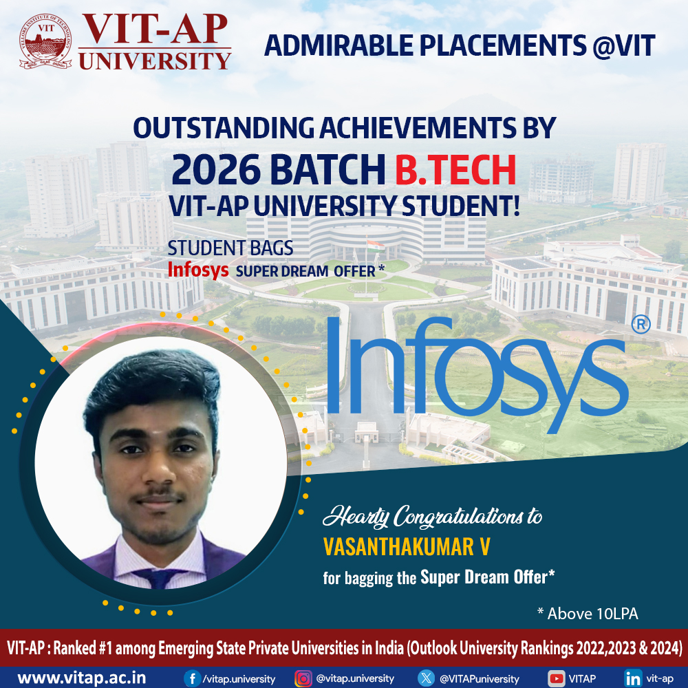 VIT-AP UNIVERSITY tweet media