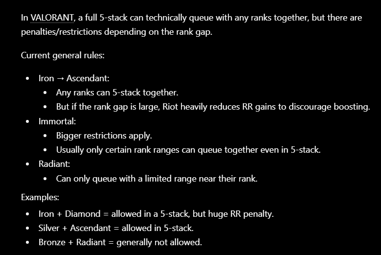 ValanoX's tweet photo. @Trainwreckstv Bro, it’s so obvious your ban was targeted. Even if you made a mistake or did something wrong . a 30-day ban still feels crazy lol.

* In the 2nd picture, VALORANT already has a system that prevents any kind of abuse in 5-stacks. https://t.co/sRe67a33Lu