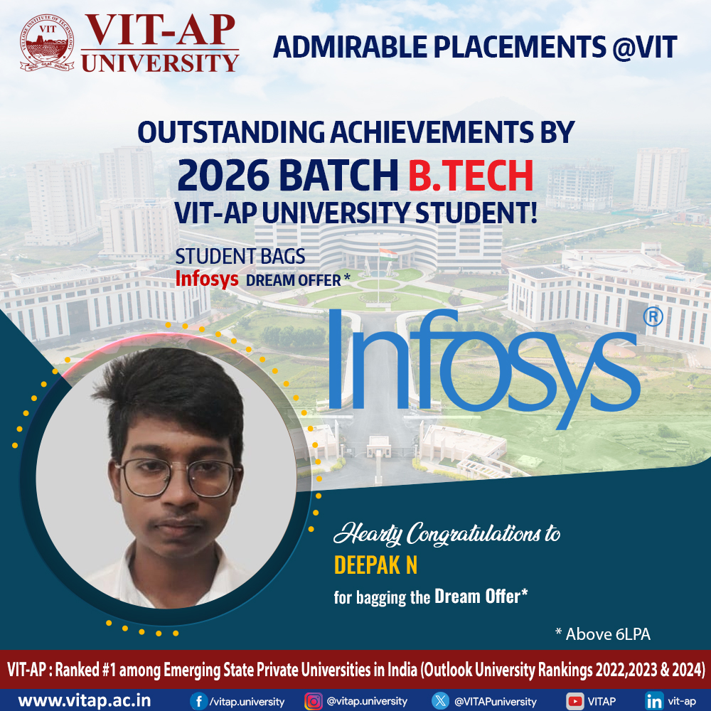 VIT-AP UNIVERSITY tweet media
