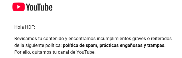 ByMatuza's tweet photo. Hi @TeamYouTube @YouTube @YouTubeLATAM my channel Héroes de Fantasía (2.5M subscribers) was unfairly closed months ago. I appealed over 3 months ago with no response, and it's now affecting my other accounts too." https://t.co/uy2CBlxL8T