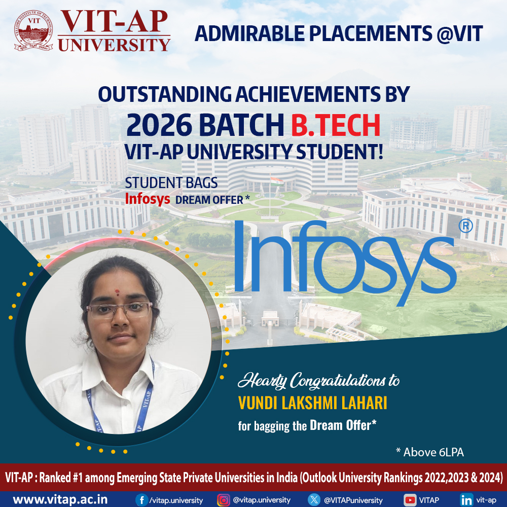 VIT-AP UNIVERSITY tweet media