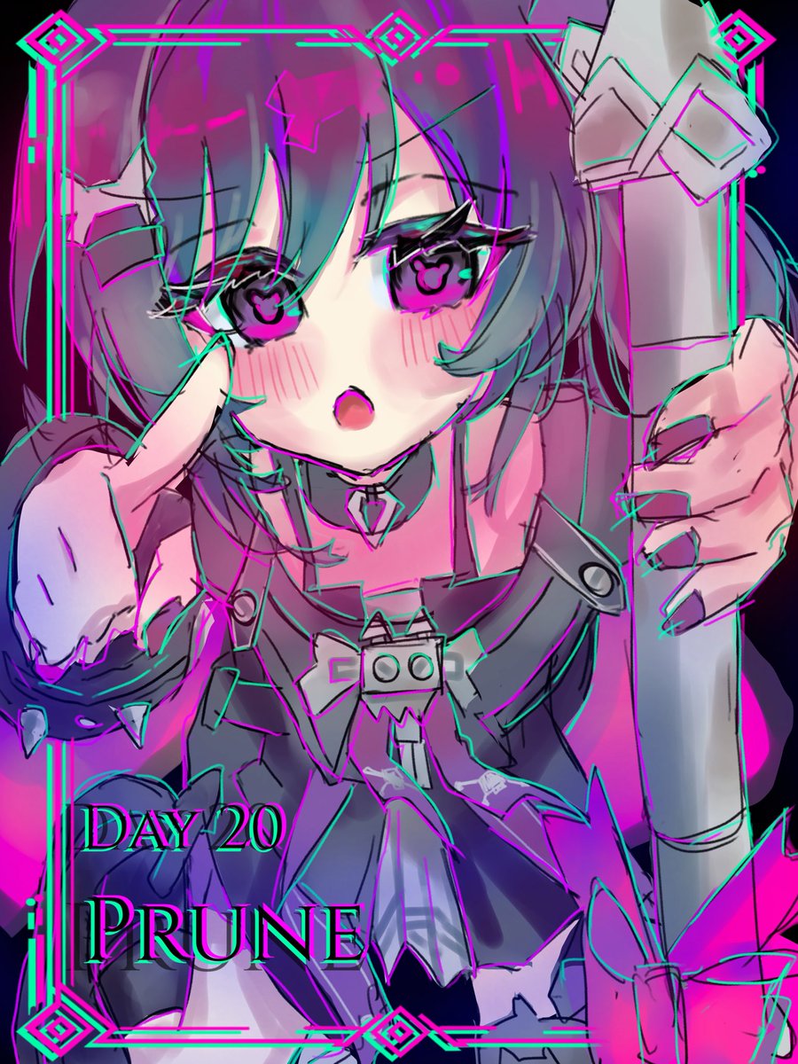 u_nikimeta's tweet photo. Day 020 / 100  プルーネ #Prune https://t.co/Osq8dHqRra