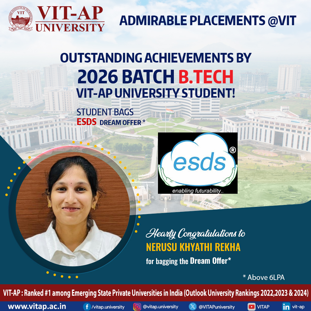 VIT-AP UNIVERSITY tweet media