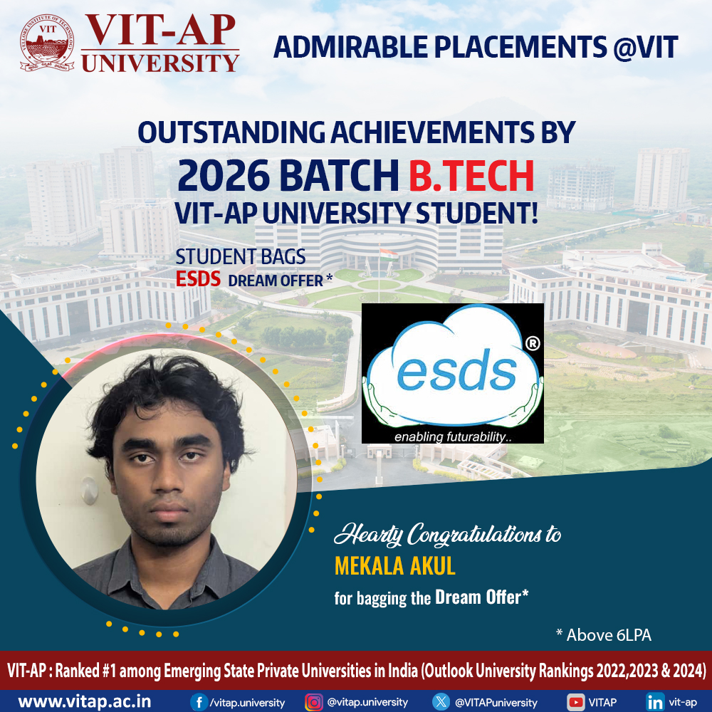 VIT-AP UNIVERSITY tweet media