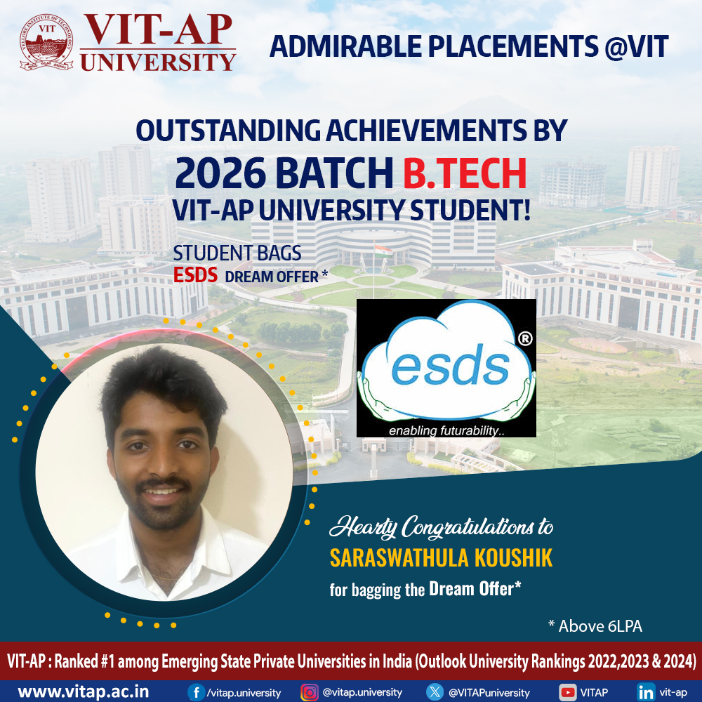 VIT-AP UNIVERSITY tweet media