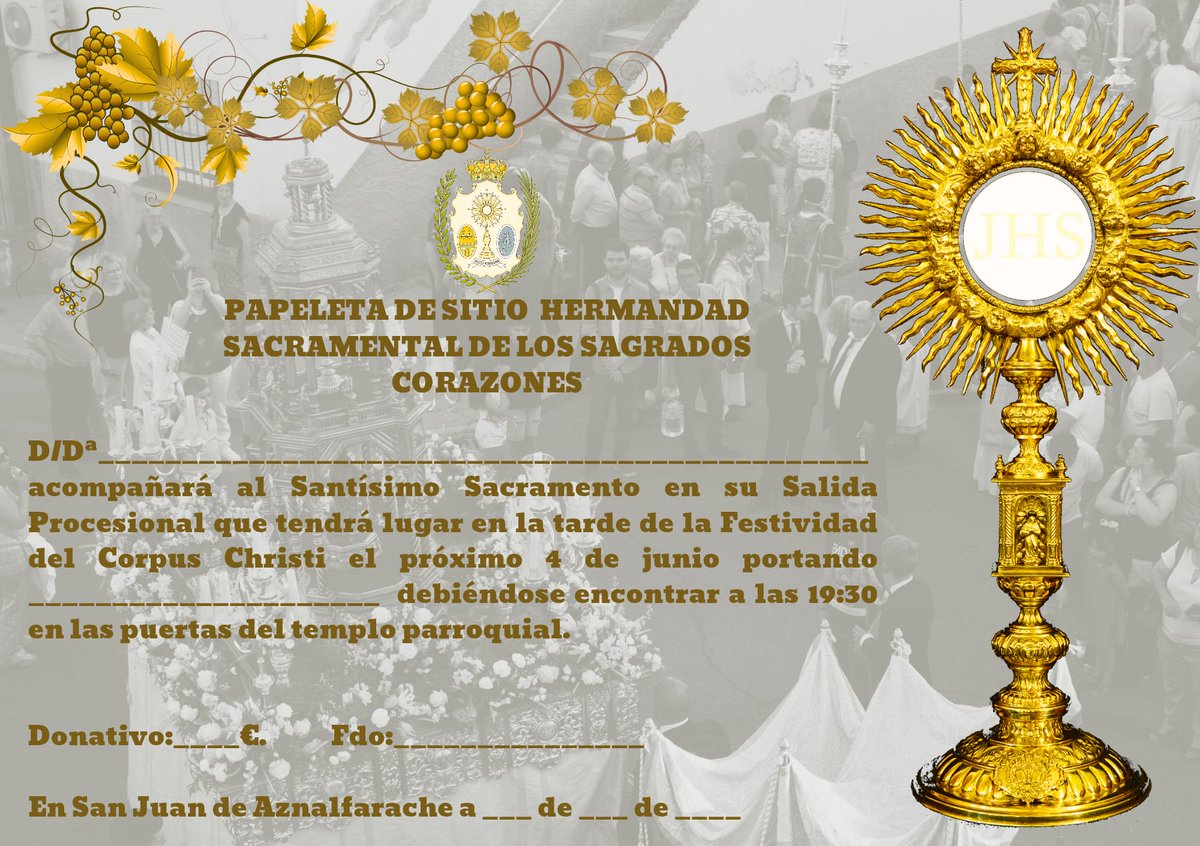 Hdad. Sacramental Sagrados Corazones tweet media