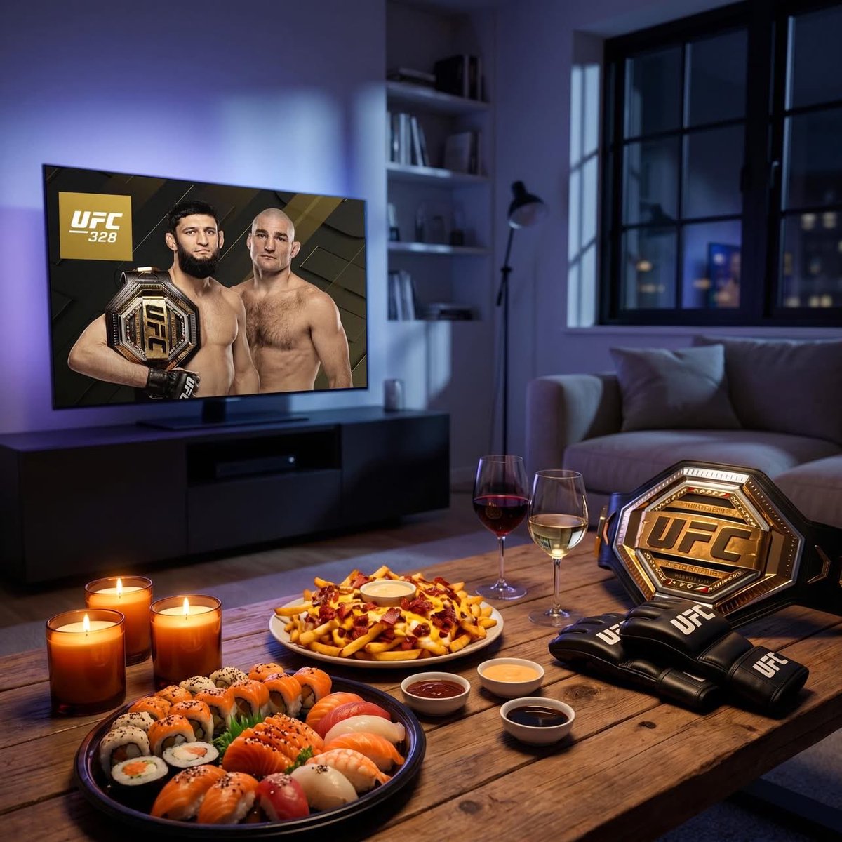 The perfect date for tonight ❤️ #UFC328