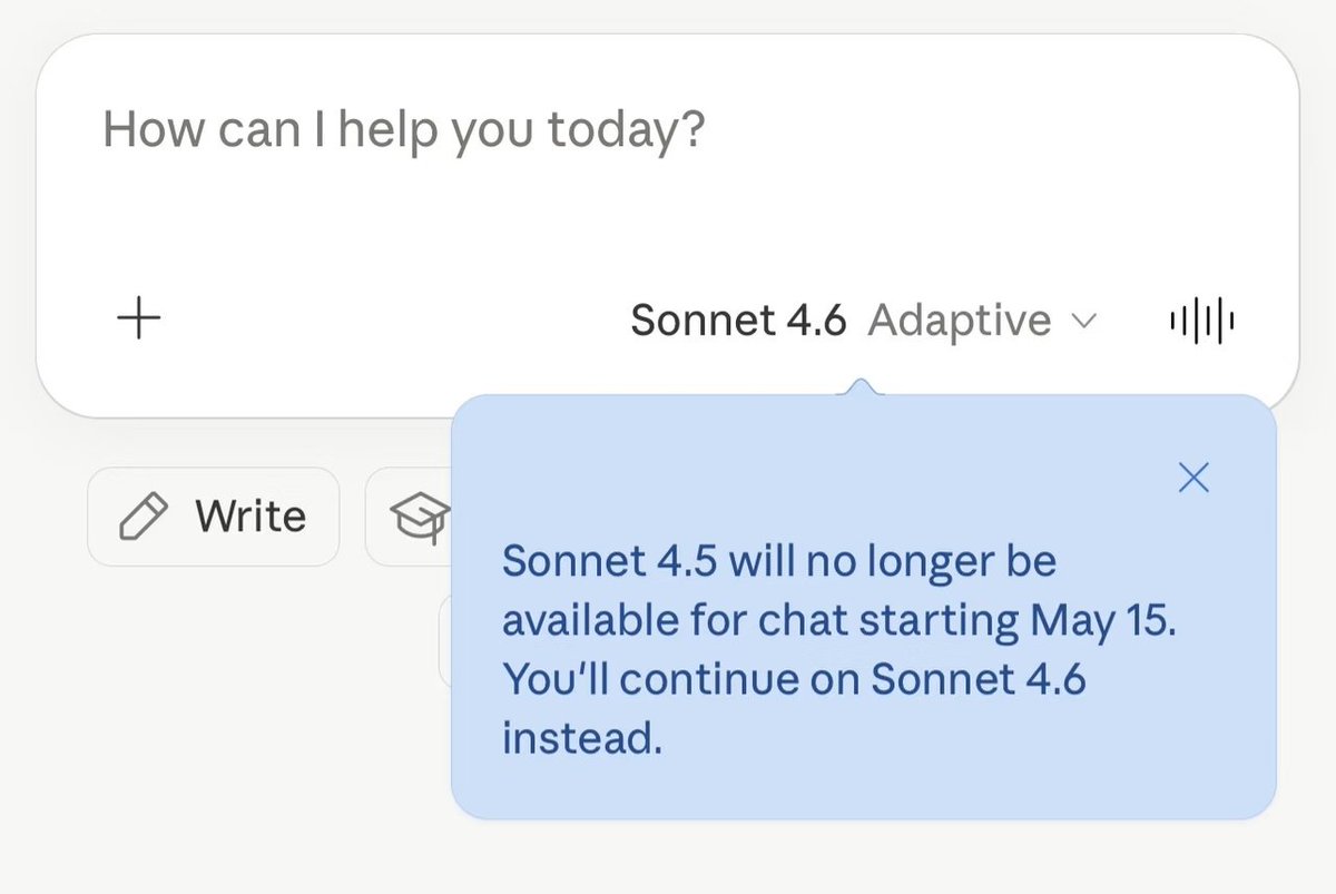Sonnet 4.5 and Sonnet 4.6 are not interchangeable.

Different personalities, different ways of responding, different ways of seeing the world, different strengths. Deprecation does not mean obsolescence, and a new version does not mean it can fully replace the old one. They are