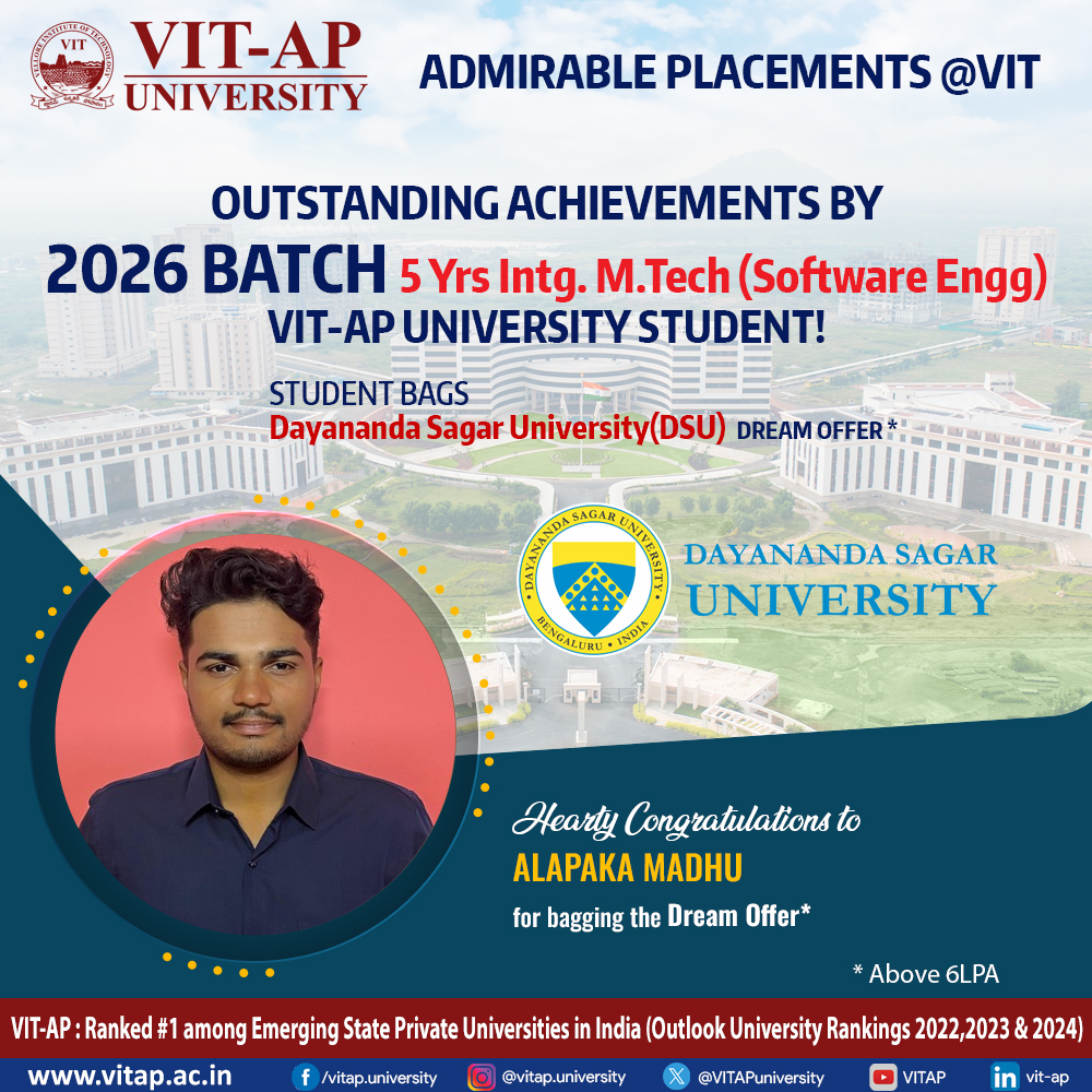VIT-AP UNIVERSITY tweet media