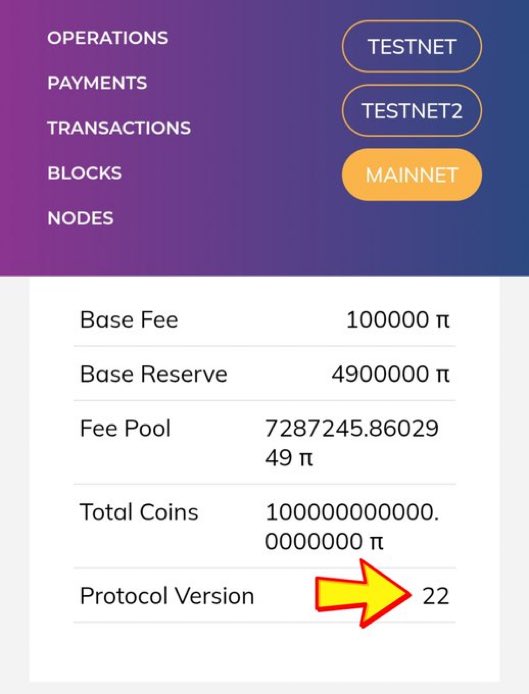 LATEST UPDATE ON $PI NETWORK ✅

The Mainnet is now fully operating on Protocol Version 22. 🌐

All eyes are now on Protocol Version 23, expected to go live on the 11th of this month 🚀

With continuous development and ecosystem upgrades, Pi Network

Follow <a href="/Pi_OM_2025/">Pi OpenMainnet 2025</a>