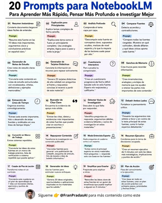 res_plan's tweet photo. 🔴 20 برومبت لـ NotebookLM للتعلم بشكل أسرع

#ماجستير #دكتوراه
#الرباض https://t.co/2lwSdWlmDA