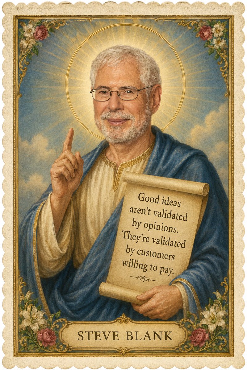 Vintage Saint Quote Card