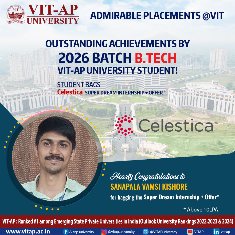VIT-AP UNIVERSITY tweet media