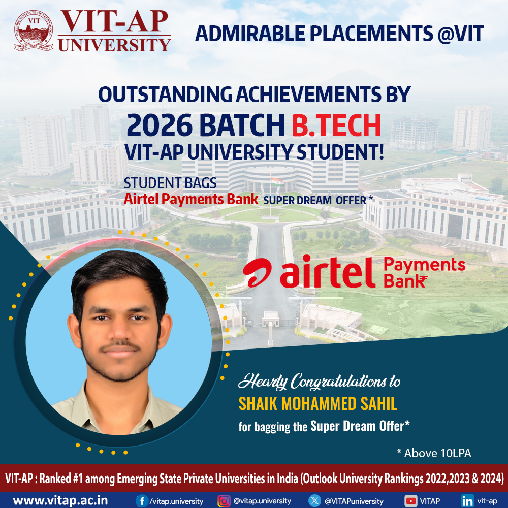 VIT-AP UNIVERSITY tweet media