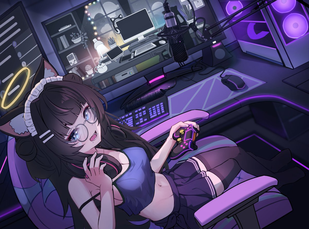 angrycomputer43's tweet photo. Just done this YCH recently, The slots is 12/10👀
Art : Chonko
Commissioned by :
@KoreMacaria
@NyxOfNightVT
@its_yurin
@Kumomochi_VT
Thank you for Commissioned this YCH 💕
#VgenComm #ych #angrycoms https://t.co/bTM9pKHjr3