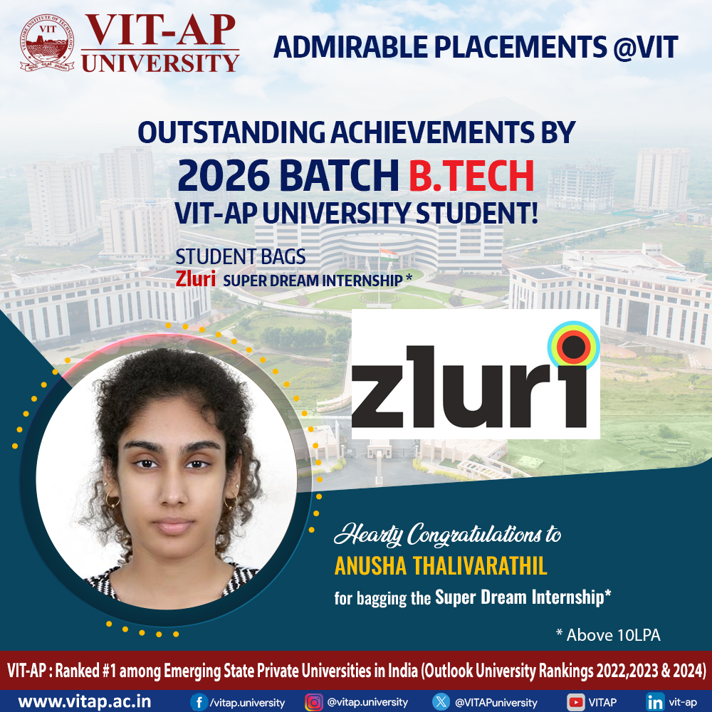 VIT-AP UNIVERSITY tweet media