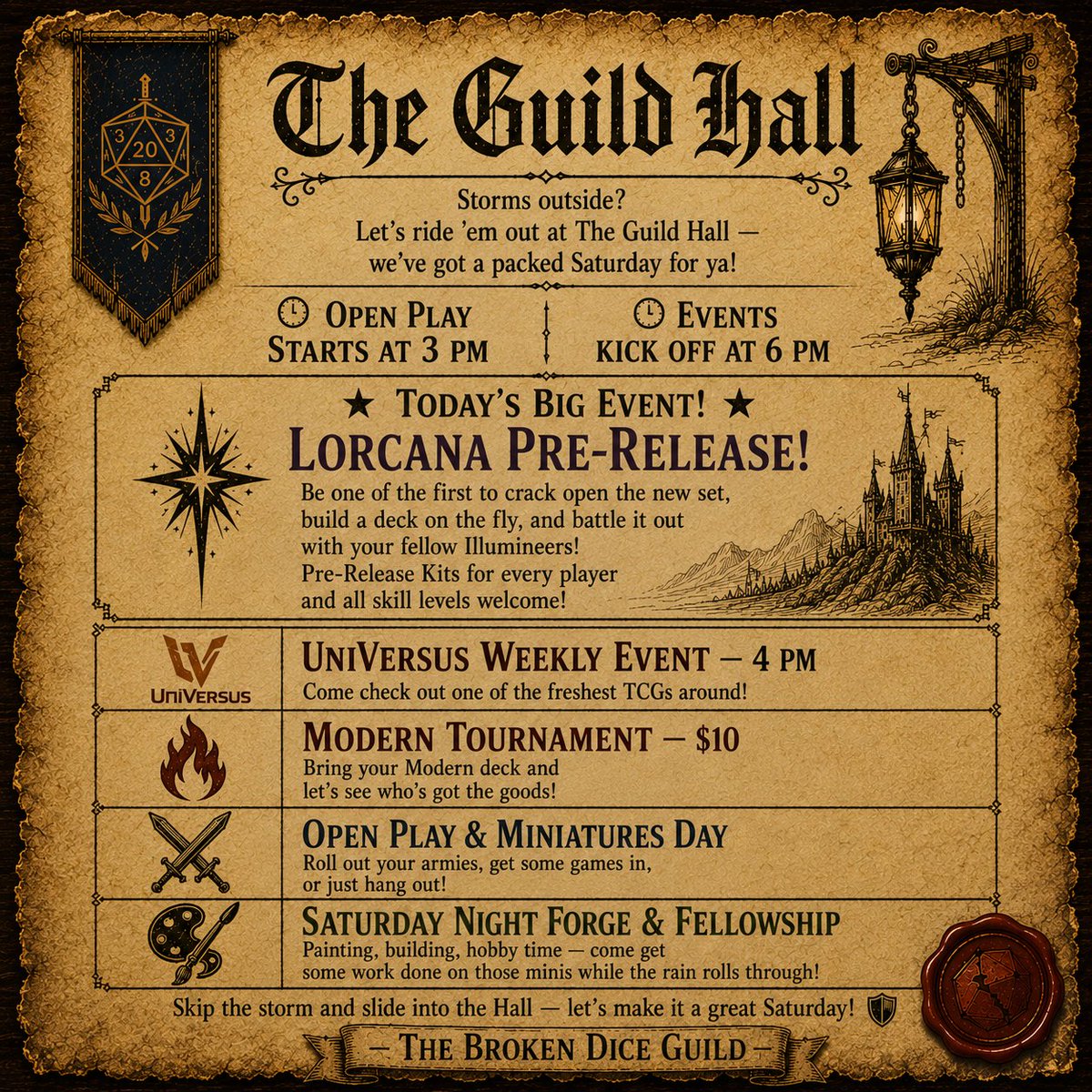 The Broken Dice Guild tweet media