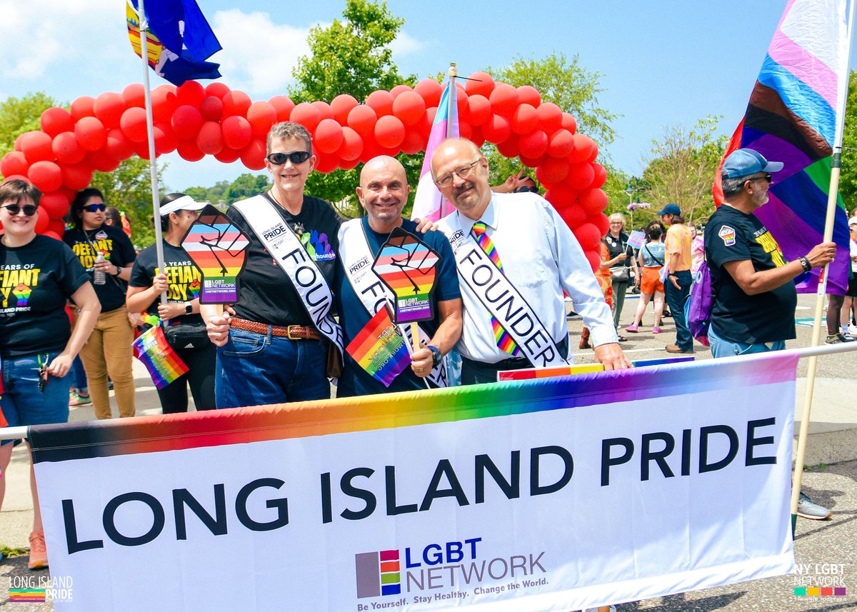 LIPride's tweet photo. 🏳️‍🌈 In 1991, Long Island activists were denied a permit for the first Pride Parade. They took the fight to court and won. 36 years later, that movement continues. Long Island Pride on Sunday, June 14, 2026 in Huntington, NY. Unstoppable Pride. 🔗: https://t.co/eKyC2BNKlZ https://t.co/Eth1XlxTnP