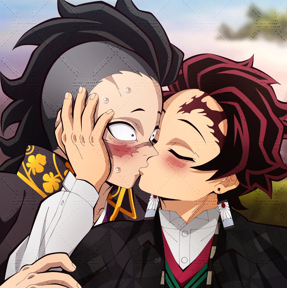 🍉🎴 back w more gentan art who cheered
–
#knytwt #gentan