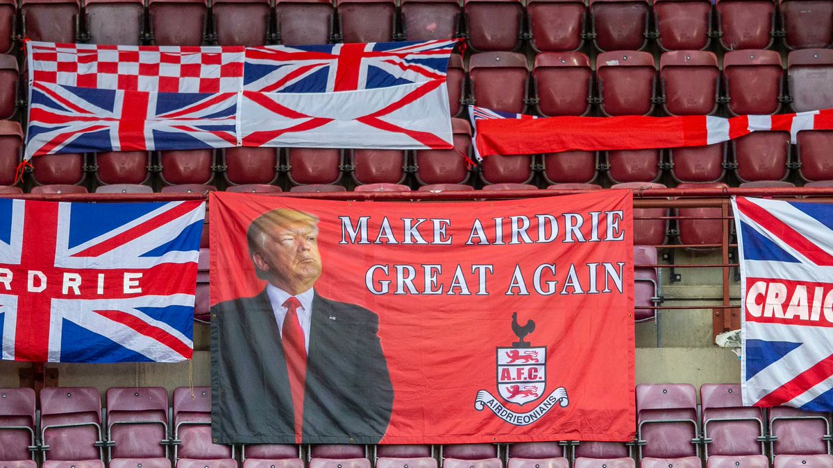 Matthew82896721's tweet photo. @AirdrieoniansFC The trump effect https://t.co/RiyKHpXXpJ