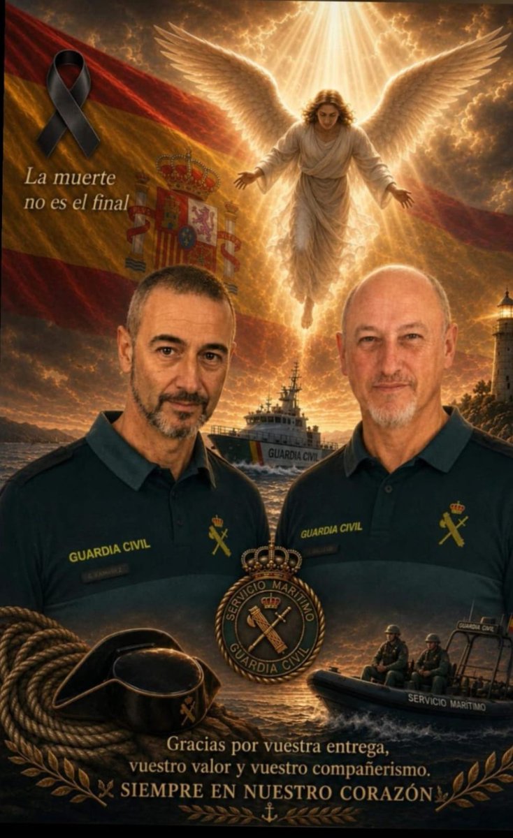 Ellos descansan en paz por desgracia. 
Ahora 🙏🏻no nos olvidamos de sus viudas e hijos.
La sensación de abandono solo añade dolor al dolor.
Gracias a todos de antemano.
#ProfesionDeRiesgoYa