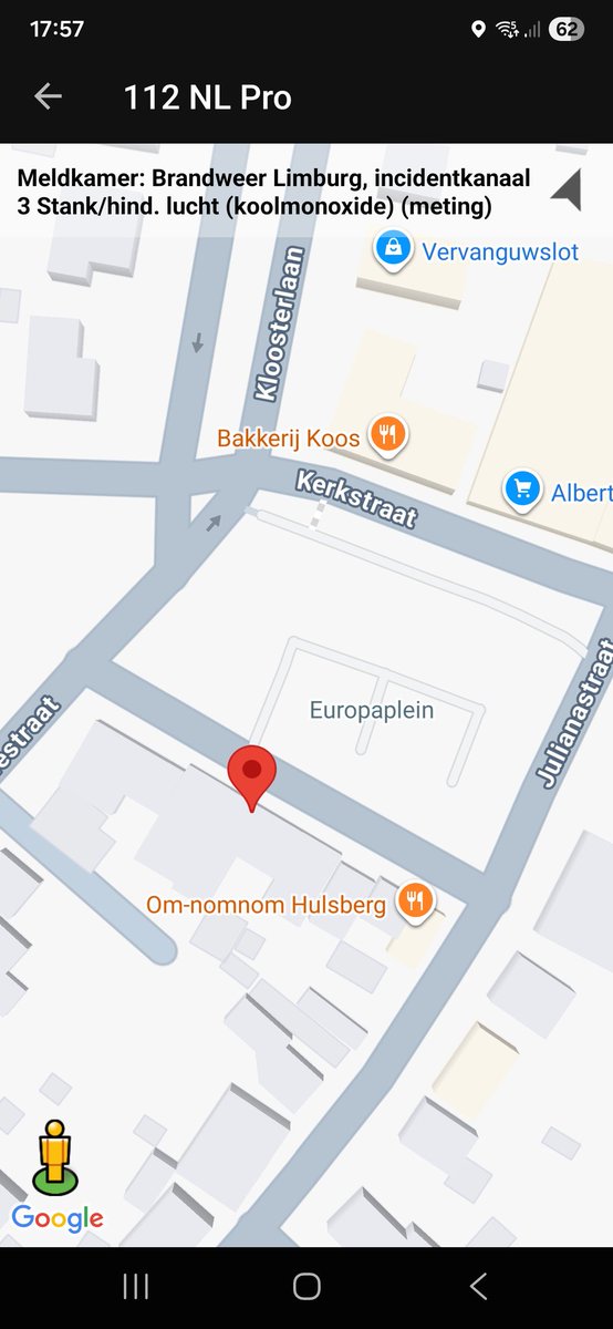 Koolmonoxide melding met inzet van brandweer in Hulsberg