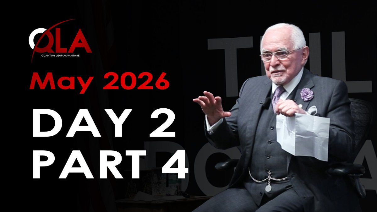 danspena's tweet photo. Day 2 Part 4 of the QLA Castle Seminar (May 2026) is now available for viewing @ https://t.co/l7p3lpCZed

Subscribe to our YouTube channel https://t.co/p1KGCirA1K to get instant updates!

#DanPena #QLA #HighPerformanceMindset #SuccessMindset #BusinessMindset https://t.co/3SpaBfoXEv