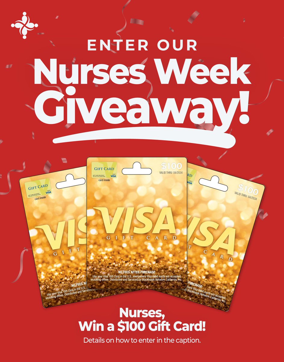 teamselecthh's tweet photo. National Nurses Week is almost over and we want to reward three amazing nurses in our community with a $100 Visa Gift Card each!

Visit here to learn more details and enter now: https://t.co/r7gEa8q2qh

Share this or tag a nurse you know in the comments!

#TeamSelectDifference https://t.co/hIKvdRwQiC