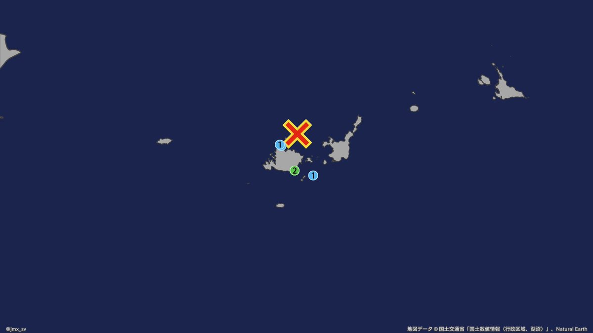 地震・津波・火山情報 tweet media
