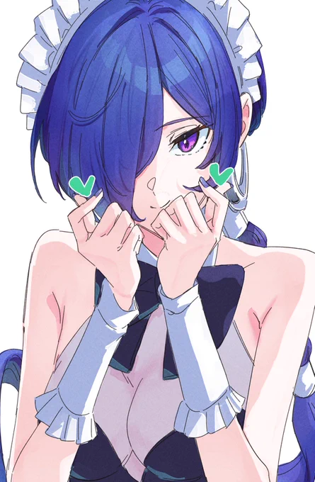 こう…か? #メイドの日
