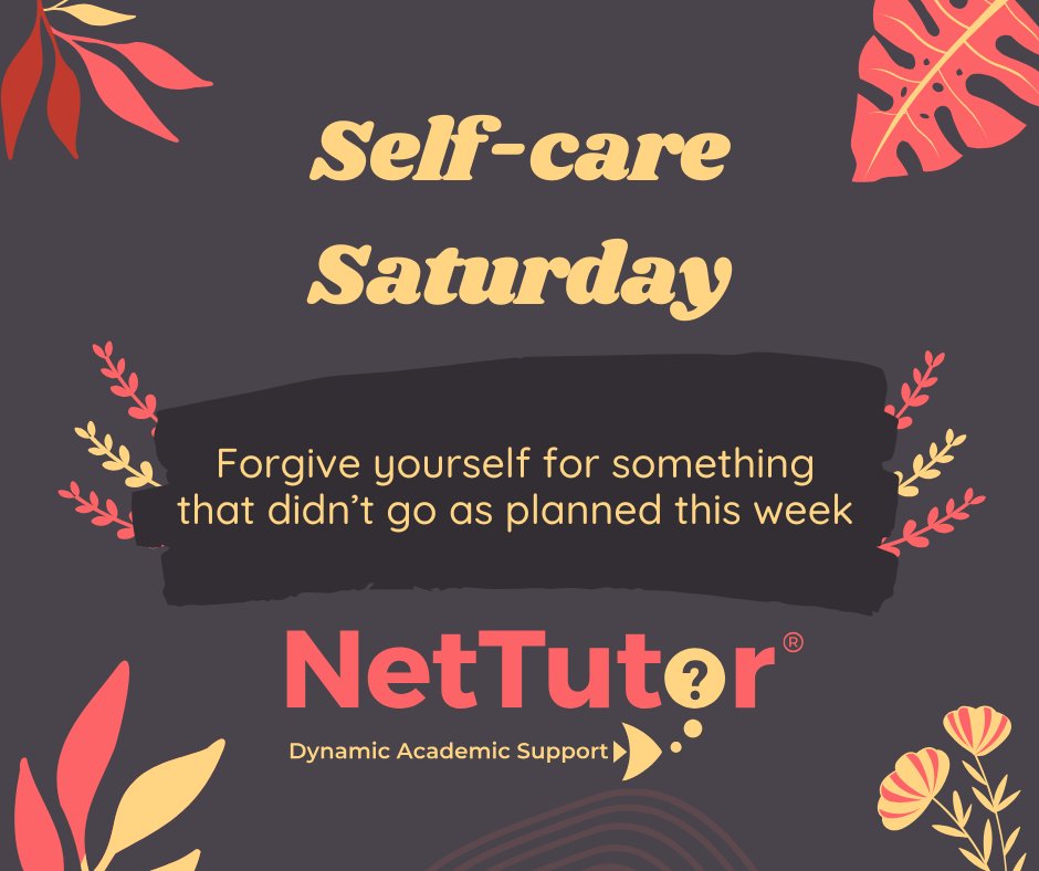 nettutor's tweet photo. Let go of what didn't go as planned this week. 💙 Self-care is about grace, learning, and moving forward. Give yourself a reset and remember, you’re not alone! 👉 https://t.co/4rD7SYqSAb #SelfCareSaturday #NetTutor https://t.co/LgLWH8wlO8