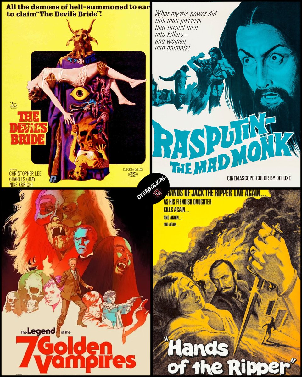 Choose a Hammer Horror Below...

The Devil Rides Out
Rasputin the Mad Monk
The Legend of the 7 Golden Vampires
Hands of the Ripper