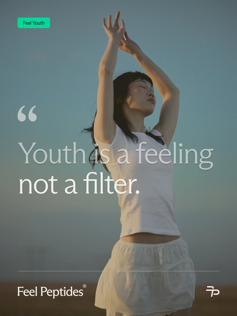 FEELpeptides's tweet photo. Are you ready to Feel something? 

https://t.co/qECze4eMSu 💫

#health #wellness #longevity https://t.co/0vkFPZQVJM