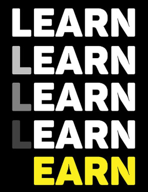 FIRST YOU LEARN THEN YOU REMOVE THE “L” .  #Elliottwave #Trading