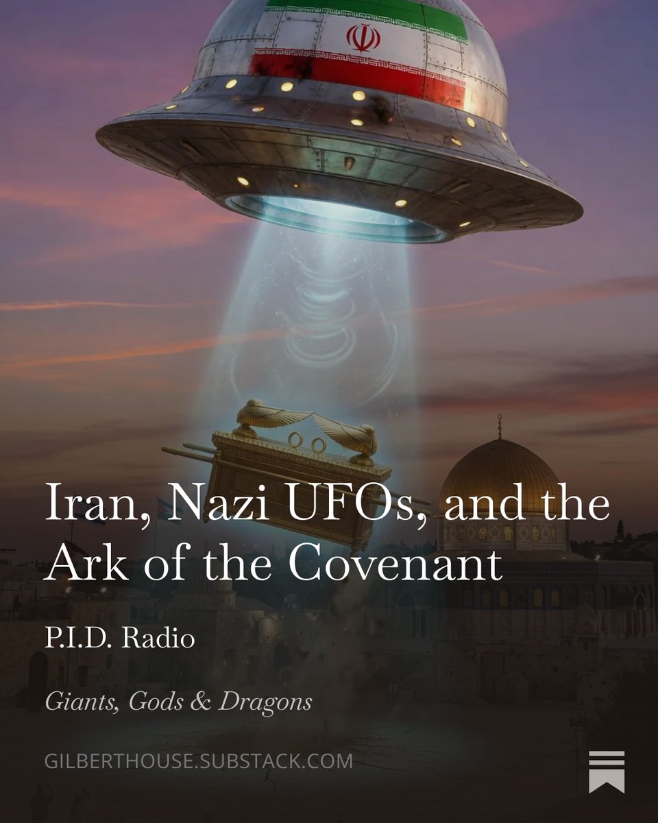 PIDRadio's tweet photo. OK, that title is clickbait. But it does relate to the biggest stories of the week: The ongoing conflict with Iran and the release of government UFO files. https://t.co/wCFrukRe5R https://t.co/sI6gnEWrgL