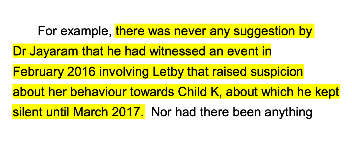 LucyLetbyTrials's tweet photo. @EruthmaEruthmas @BlancBlanc71089 @MartynPitman @ClarkeMicah @ContrarianJolly Another question: why did it take Dr Ravi Jayaram over a year to tell the hospital that he'd walked in Lucy Letby trying to kill a baby?

This is what the hospital executives told the @Thirlwall_Inq. Not a single person has disputed this astonishing timeline. Not even Jayaram. https://t.co/fAOYmN3vlW