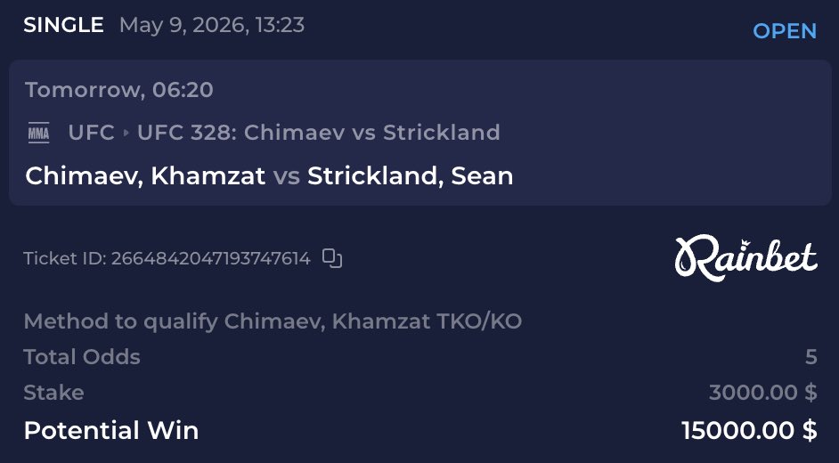 Can’t wait to see Strickland get knocked out🙏 https://t.co/fOPvC5IgjK