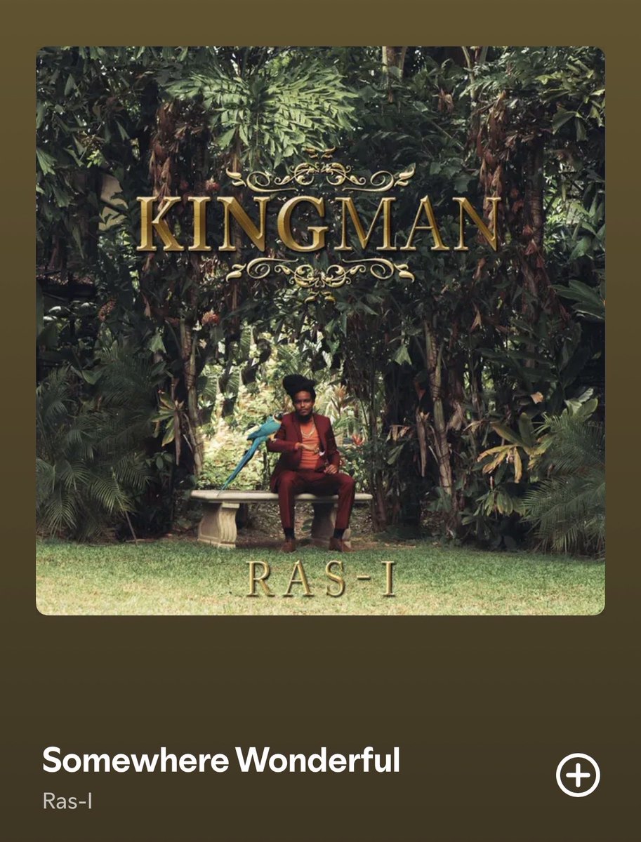 ViewsFrom876JA's tweet photo. 🎵 Ras-I — Somewhere Wonderful
Released in 2022 as part of his sophomore album, Kingman. The reggae-soul track, which became a breakout hit and later the soundtrack for the Jamaica Tourist Board's 2025 Easter campaign
@RasI_Musique
#RasI #SomewhereWonderful #RootsReggae #IShowSpeed