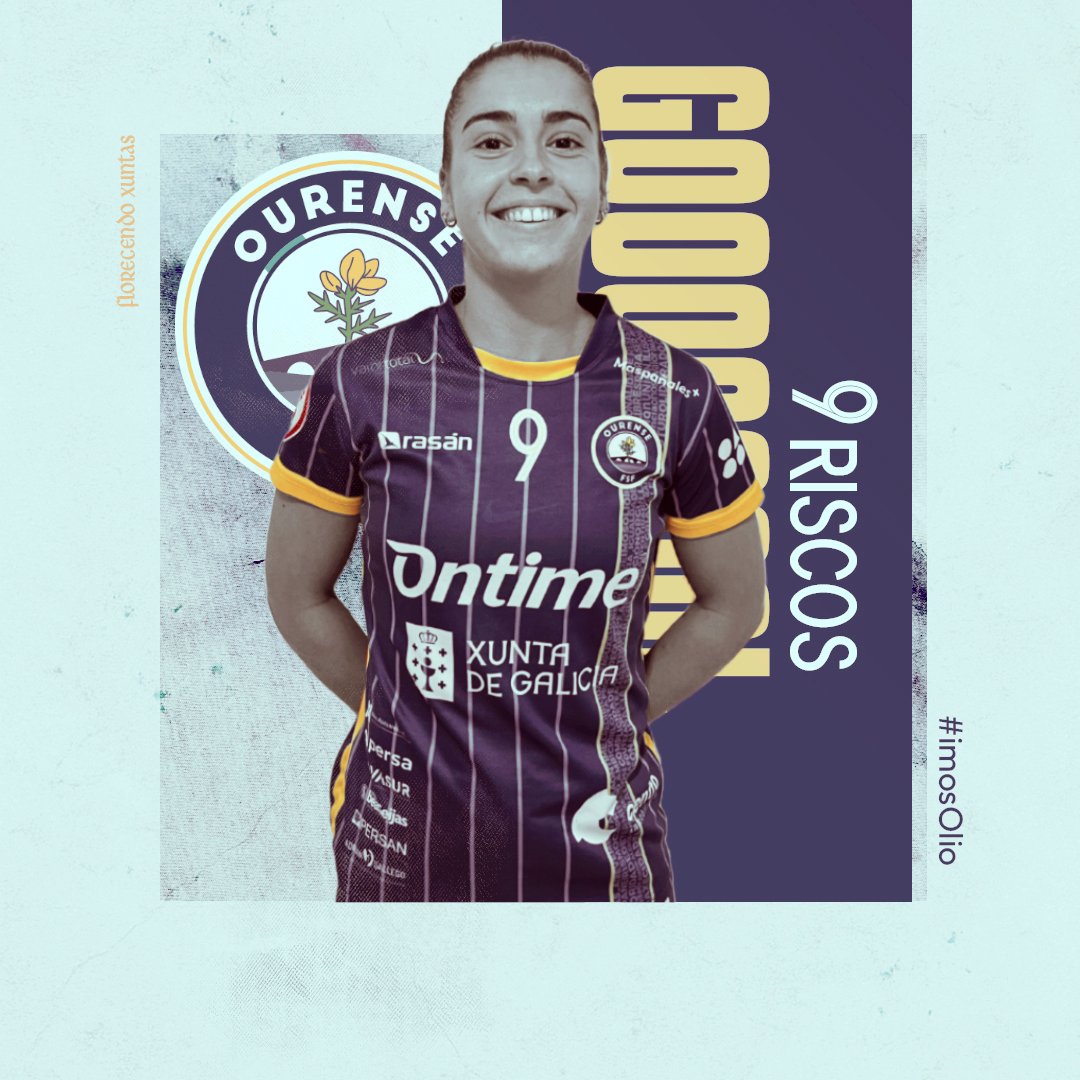 OUontimeFSF's tweet photo. ⚽️𝟭 𝗗𝗜𝗩 // 𝗝𝗢𝗥𝗡𝗔𝗗𝗔 𝟮𝟳 // 𝗚𝗢𝗢𝗢𝗢𝗟 // (4-0)
⚽RISCOS
Min 31‘

📅09/05
OURENSE ONTIME FSF 🆚 @fsfcastro
📍OS REMEDIOS

🚀💙💛 #imosOlio #ourenseOntime #Ourense 
#oNosoValor #florDeToxo #LibresParaSer #FutsalFemenino #futbolSala #futbolSalaFemenino #PrimeraIberdrola https://t.co/3NWmyM0cog