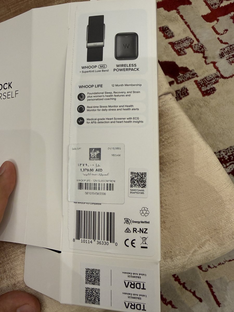 rizmer's tweet photo. @WHOOP scams clients by making you buy life membership and the app shows peak.are you professional or just a joke. I had bought your package two years back as well and I cancelled as you bill me for two WHOOP bands when I only placed an order of one. I just bought this today https://t.co/lWEXT8Jd2b