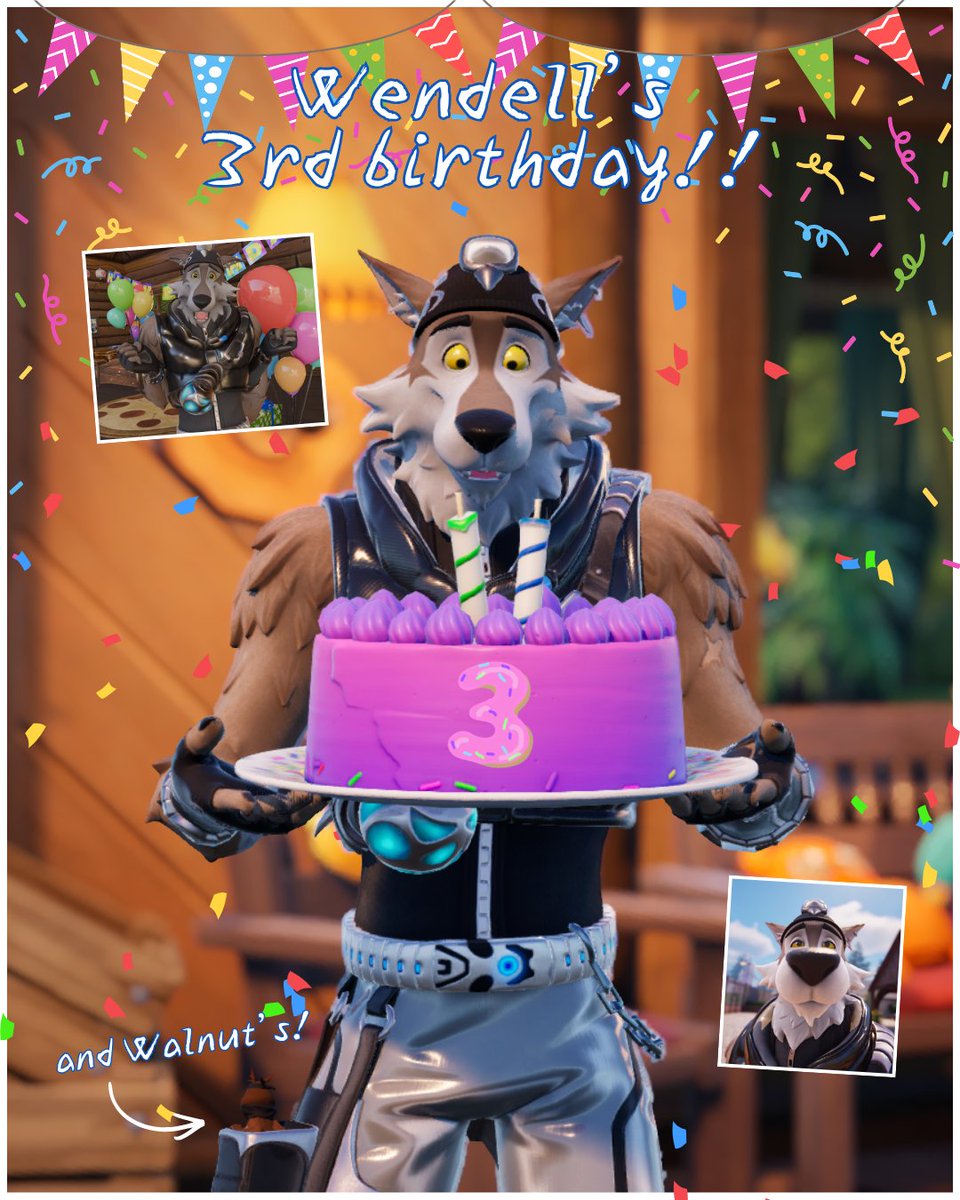 Wendell my beloved wolp, I love this silly goober so much!! Also happy birthday Wendell &amp; Walnut!!!❤️‍🩹✨🎉

Model: Me
Map by: Me

(Reposts are appreciated✨)

#fortnite #fortography #fortnitecreative #wendell #wolp #furry