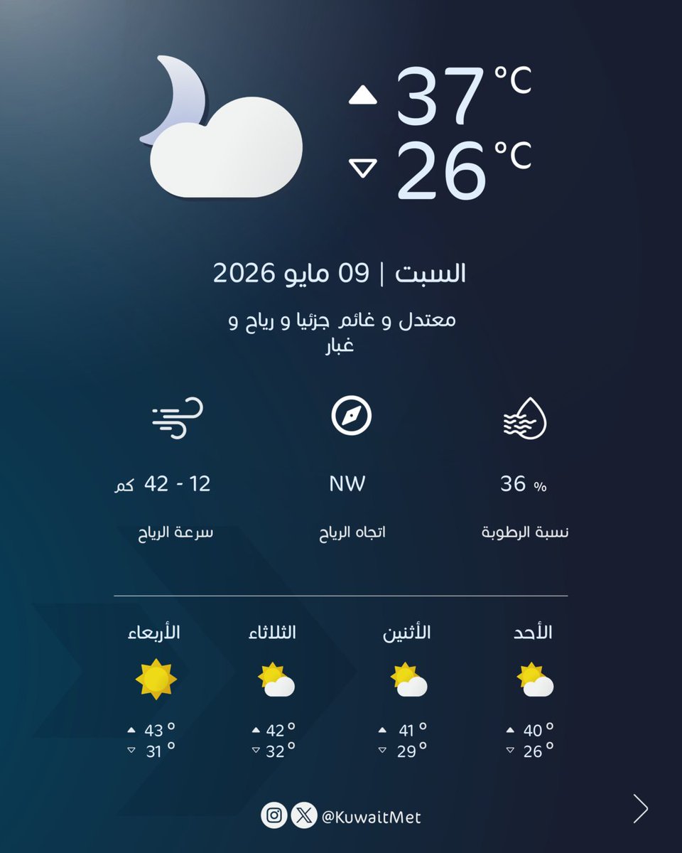 الأرصاد الجوية tweet media