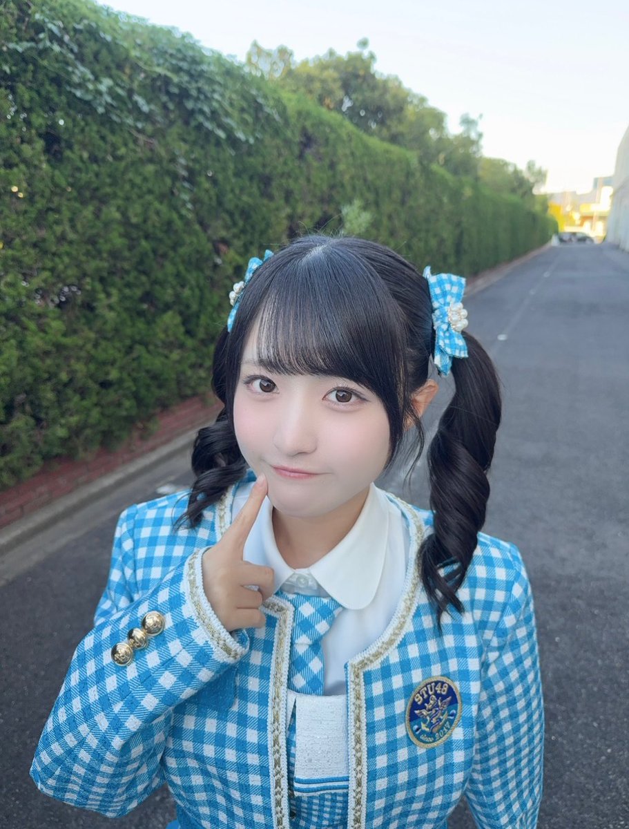 9日の広島握手会 STU48さんの新制服すてき 🫶くるくる ツイン きゃわ