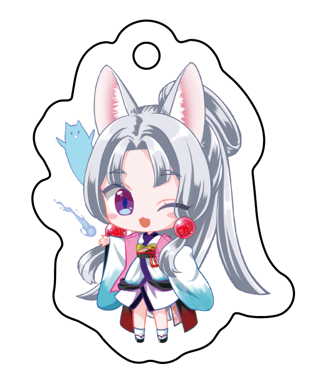「お気に入りのアイテムをゲットしてください!(o^^o) ミニミニアクキー 東北イ」|東北ずん子🫛ずんだもん🫛公式のイラスト