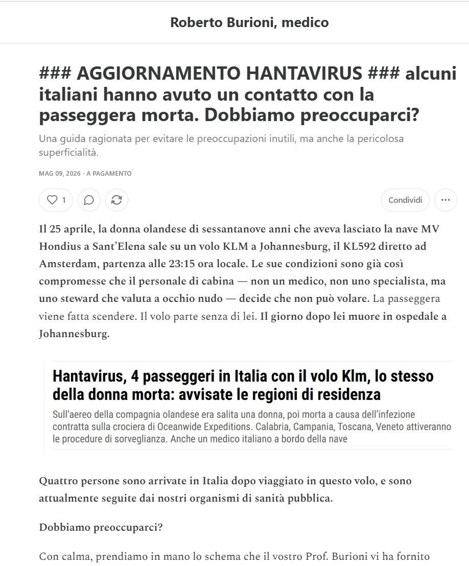 Roberto Burioni tweet media