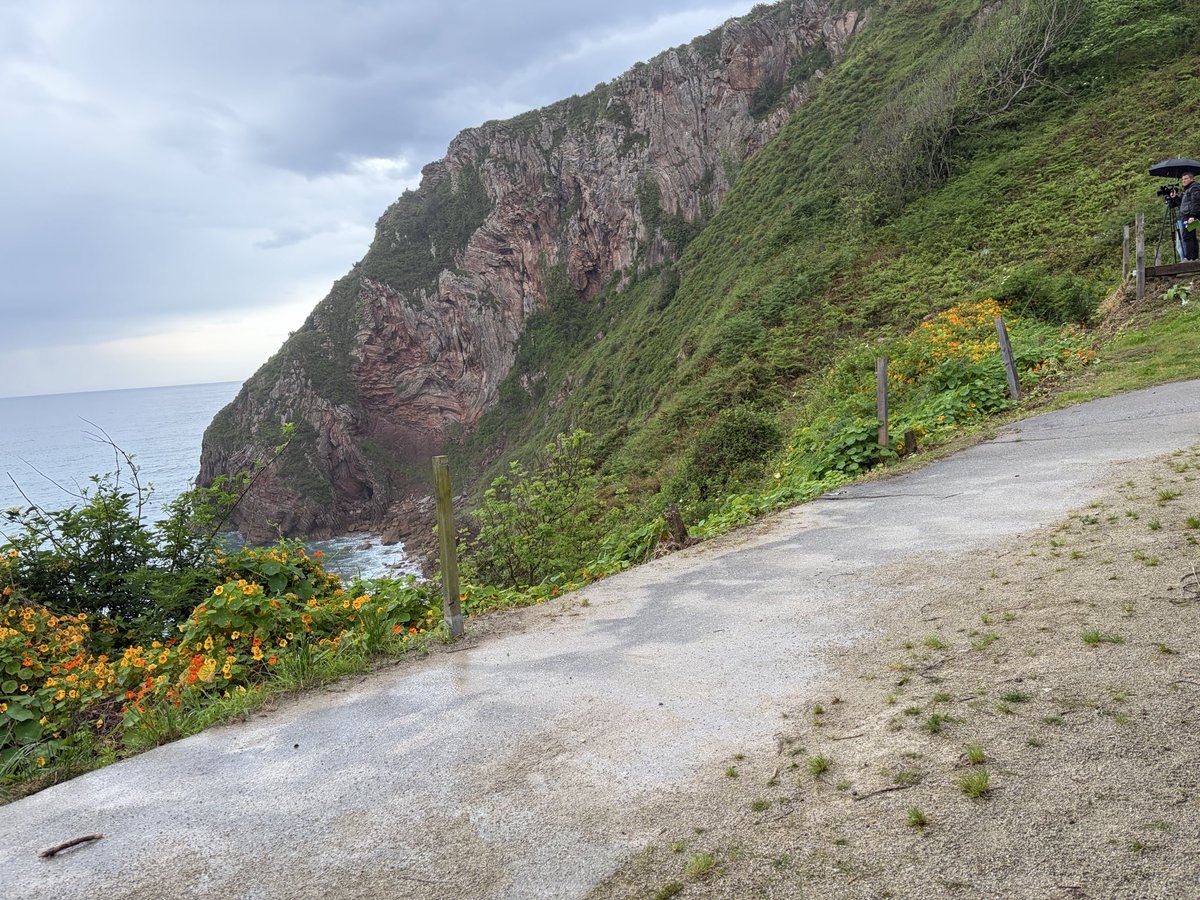 BerrezuetaEdgar's tweet photo. 🌍En el #Geolodía26 con @IGME1849 (sábado 9) explorando una vivencia fascinante: Ondas de piedra frente al mar.
Una mirada geológica a @Asturias que revela lo que tenemos🏖️🌇 

📝 #Geología #Geodescubre26
@sgeologica  @UNIOVI @GeolodiaES https://t.co/0yL8K7AGUv